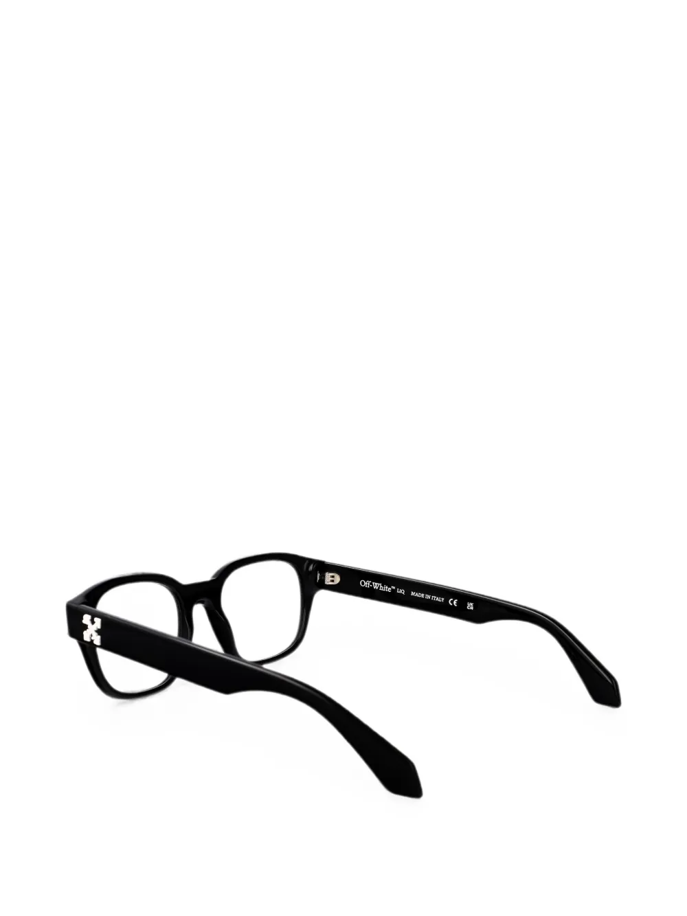 Off-White Eyewear Zonnebril met vierkant montuur en arrows-patroon Zwart