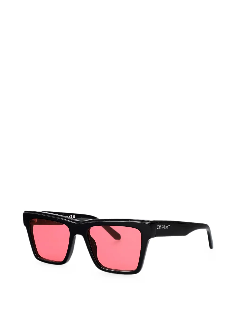 Off-White Eyewear Virginia zonnebril met vierkant montuur Zwart