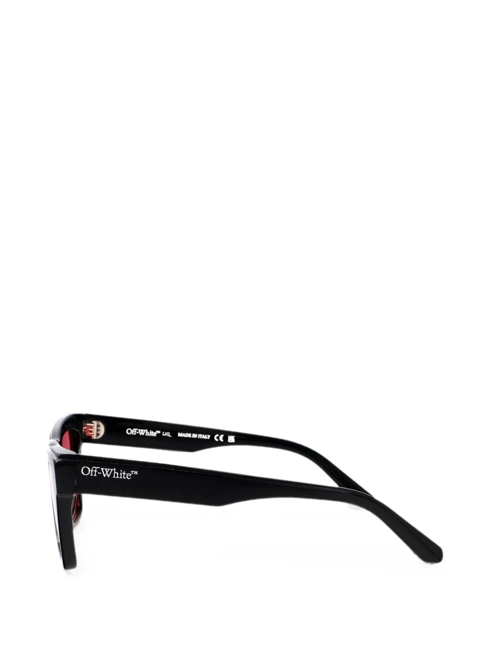 Off-White Eyewear Virginia zonnebril met vierkant montuur Zwart