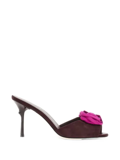 Roger Vivier Mules Epine Rose in pelle scamosciata