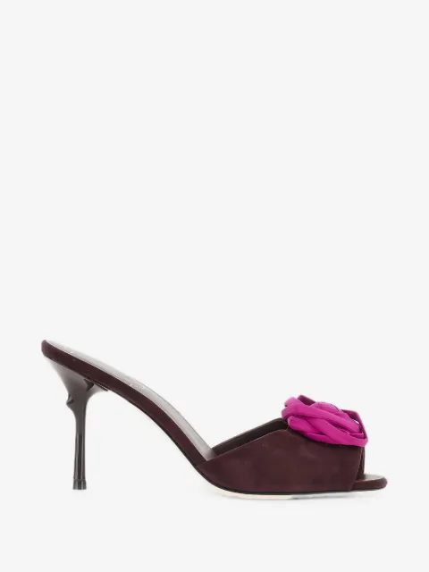Roger Vivier Mules Epine Rose in pelle scamosciata