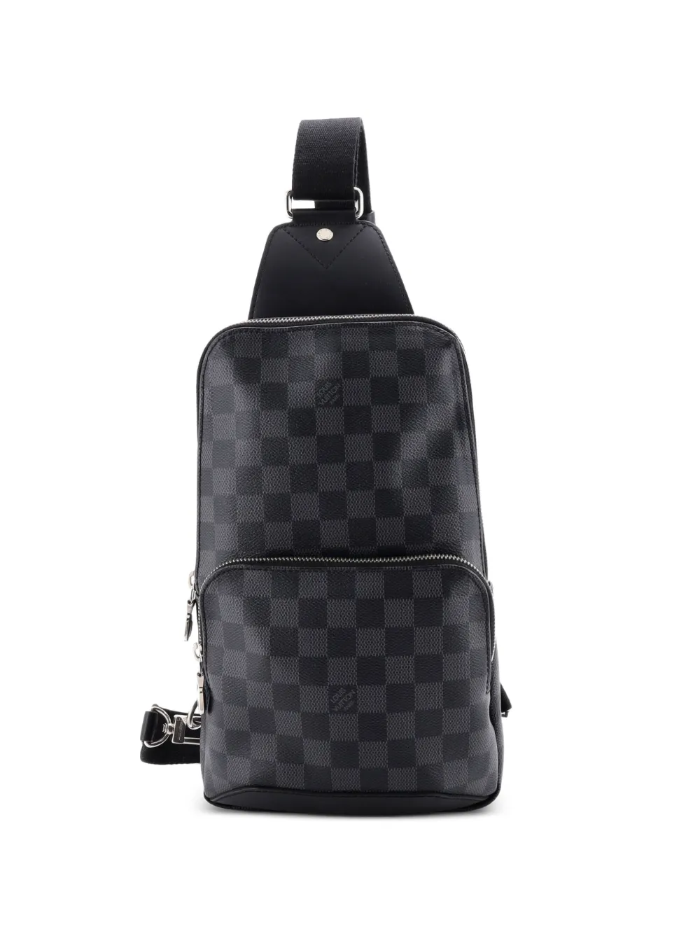 Louis Vuitton Pre-Owned Avenue Sling Bag Damier Graphite crossbody bag - Black