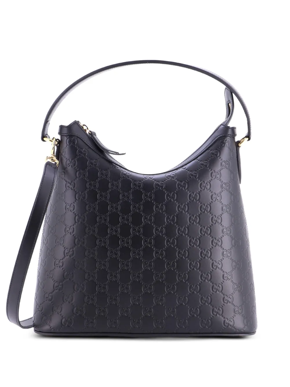 Gucci Pre-Owned Linea A Guccissima Beuteltasche - Schwarz