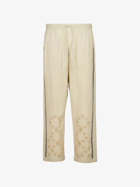 Baziszt Sferic straight-leg trousers