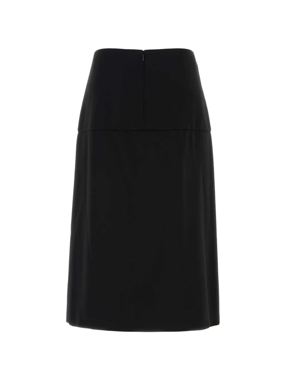 Jil Sander Midi-rok met split Zwart
