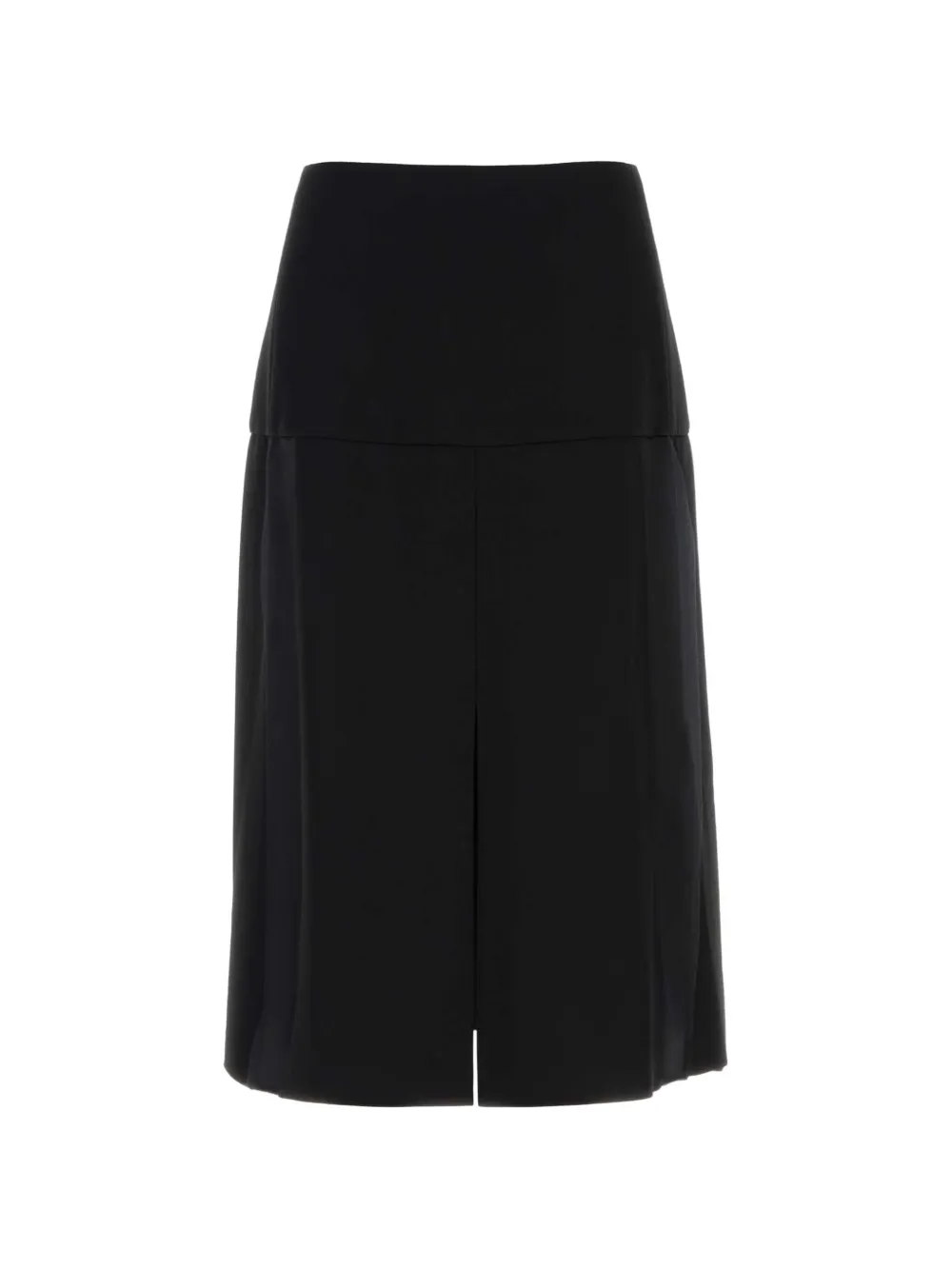Jil Sander Gonna midi con spacco - Nero