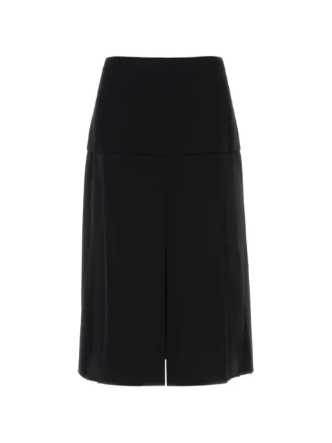 Jil Sander falda midi con detalle de abertura
