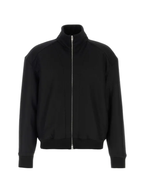 JIL SANDER ウールボンバージャケット ブラック Jil Sander ボンバージャケット | ブラック | FARFETCH JP