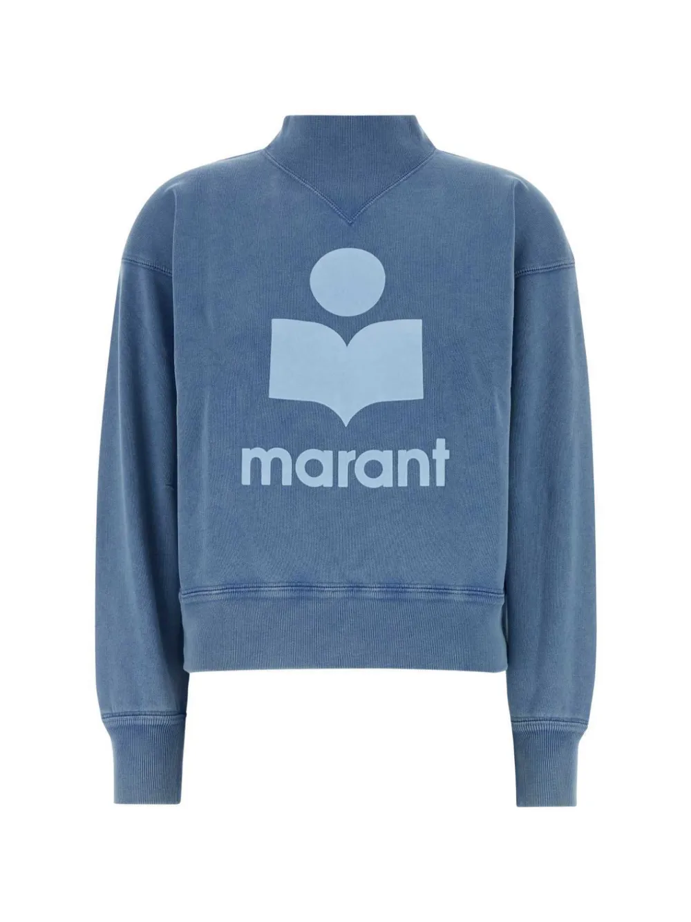 MARANT ÉTOILE Moby logo-print sweatshirt - Blu