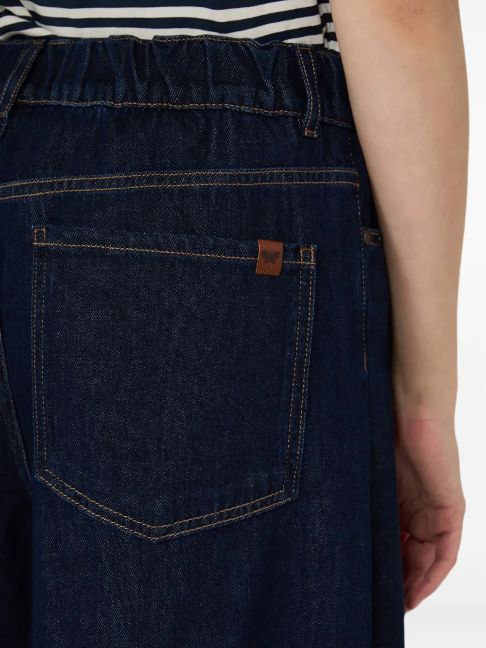 Weekend Max Mara Jeans met elastische taille Blauw
