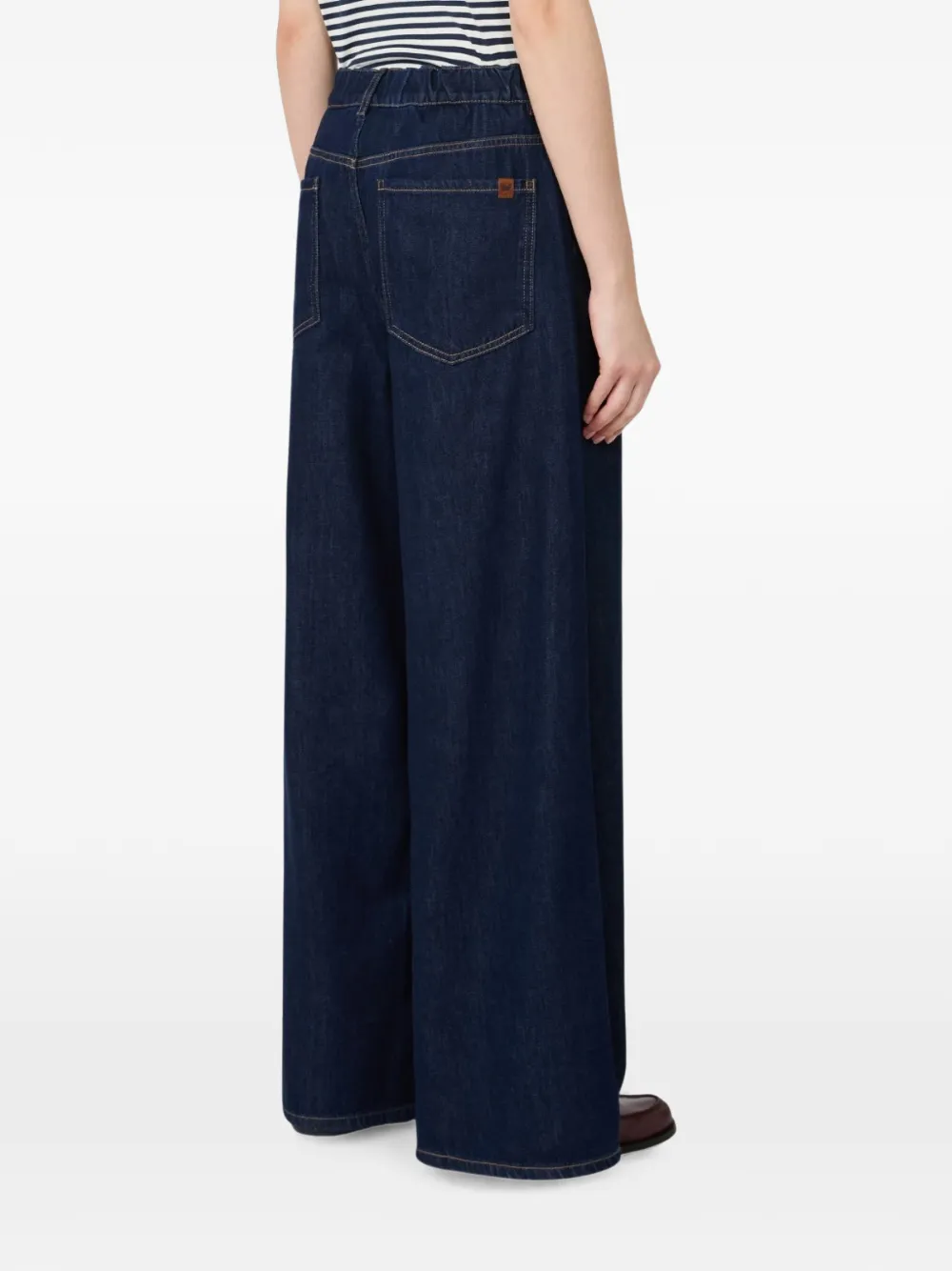 Weekend Max Mara Jeans met elastische taille Blauw