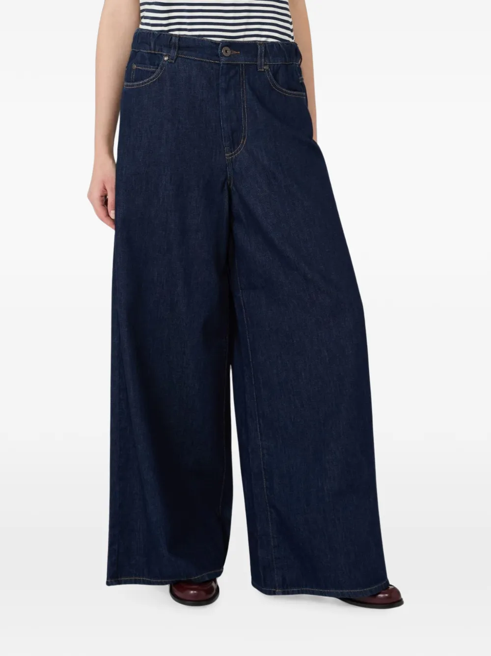 Weekend Max Mara Jeans met elastische taille Blauw