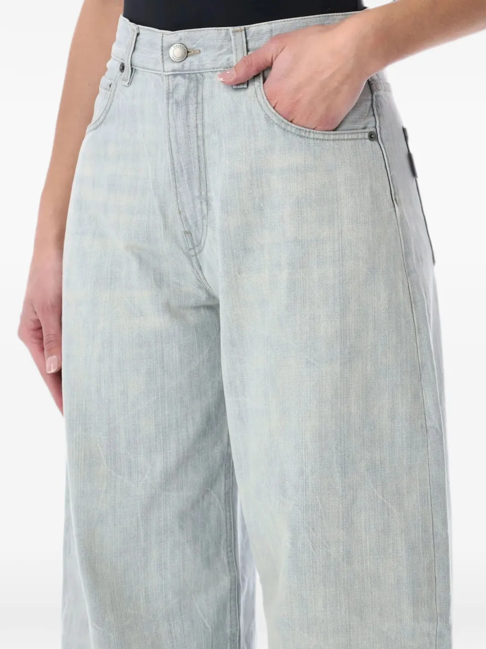 Haikure Bibi jeans met ronde pijpen Blauw