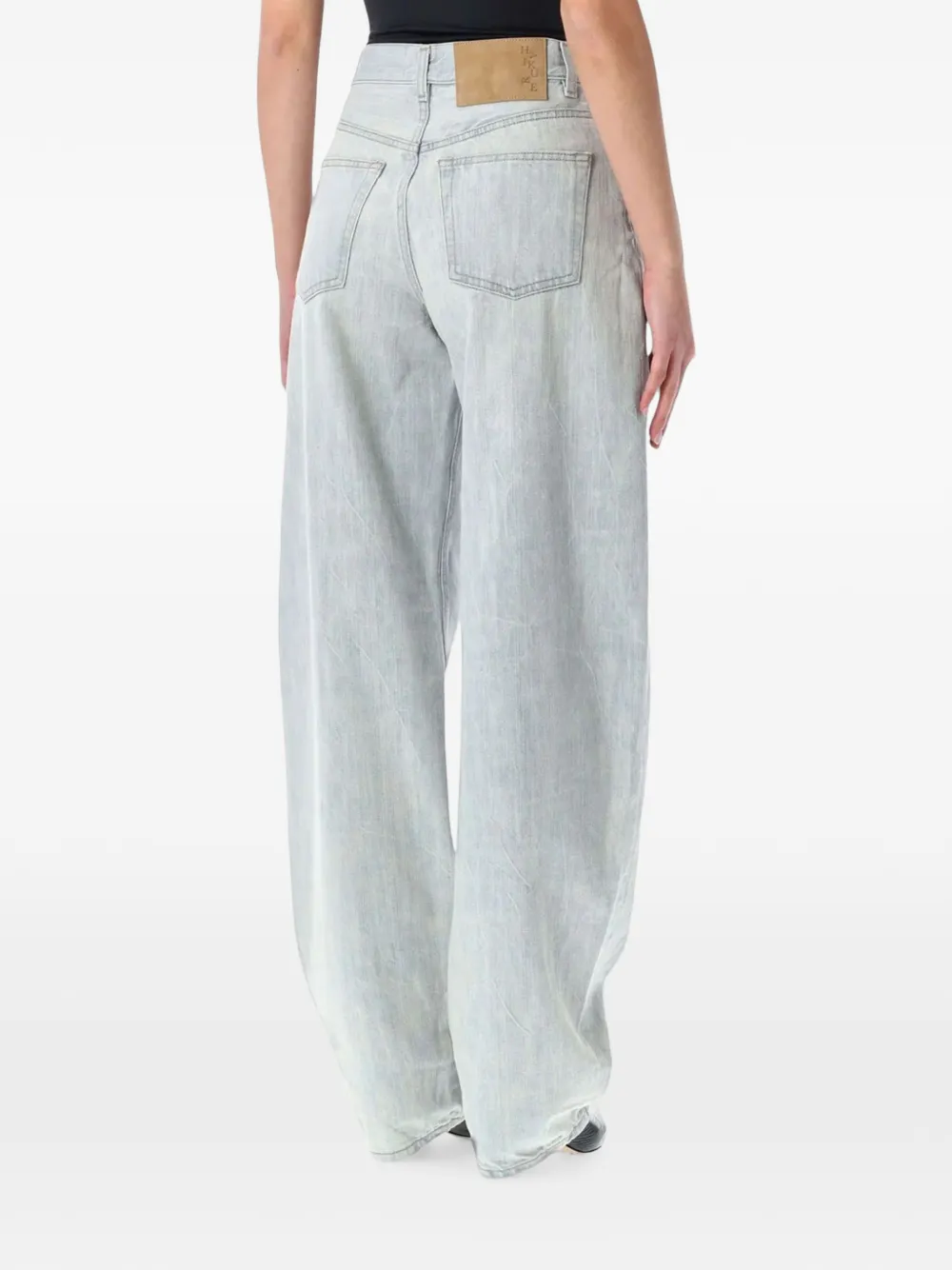 Haikure Bibi jeans met ronde pijpen Blauw