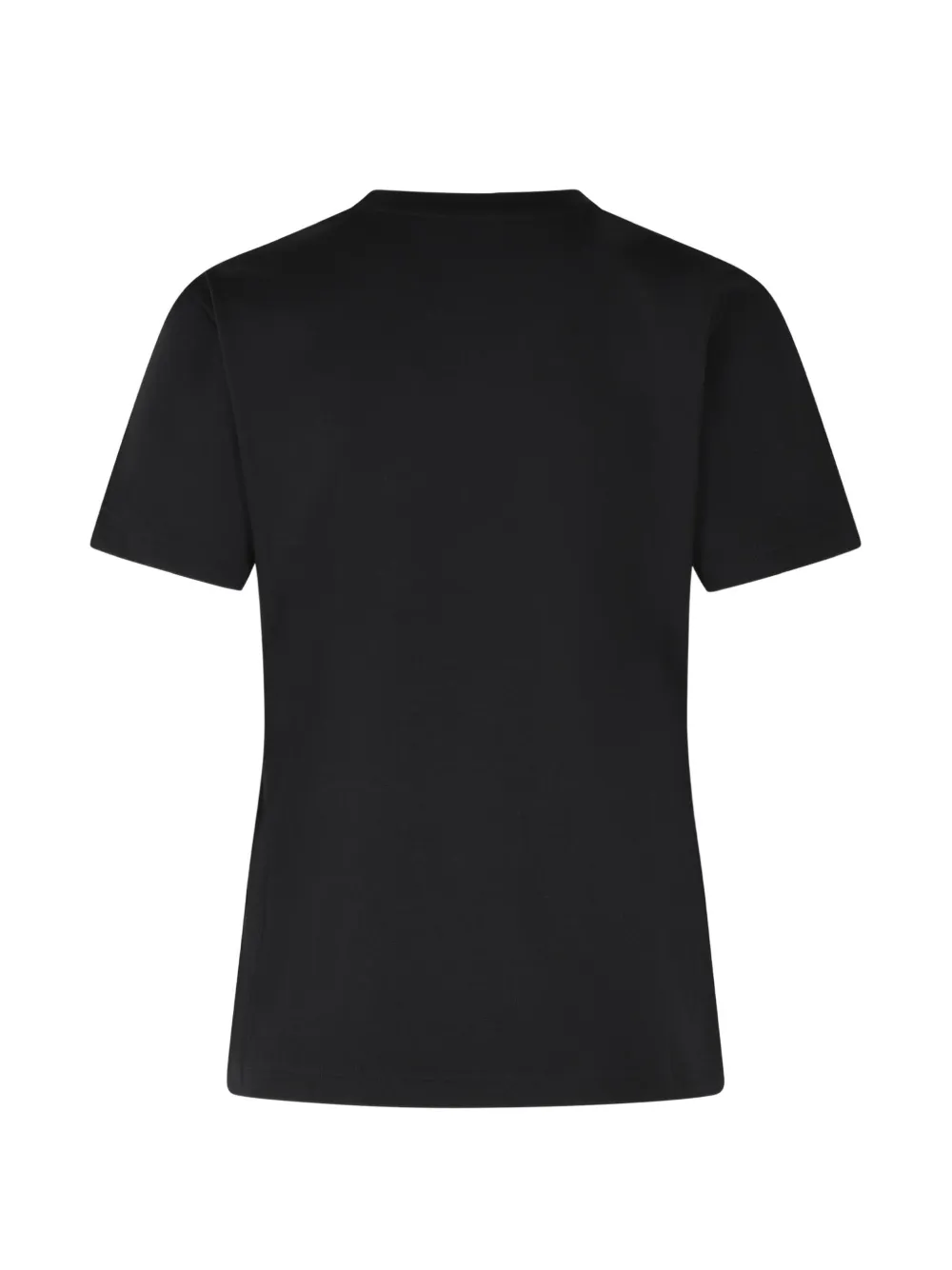 Moncler T-shirt met geborduurd logo en patch detail Zwart
