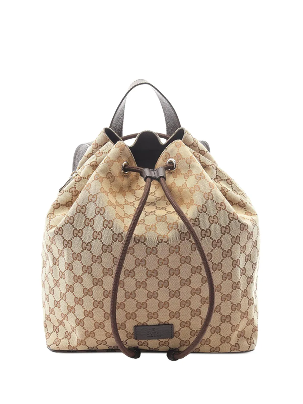 Gucci Pre-Owned 2000-2015 GG Canvas Drawstring backpack - Toni neutri