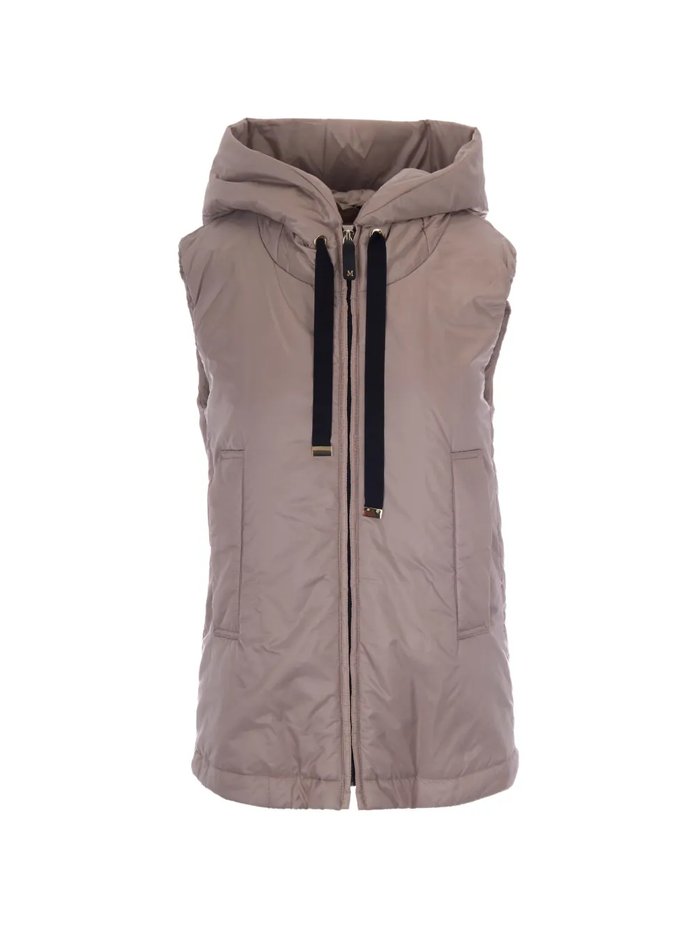 Max Mara The Cube hooded gilet - Nude