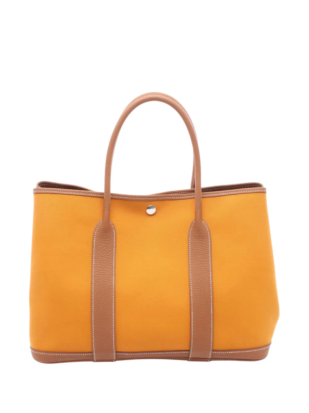 Hermès Pre-Owned 2018 Toile and Negonda Garden Party 36 tote bag - Arancione