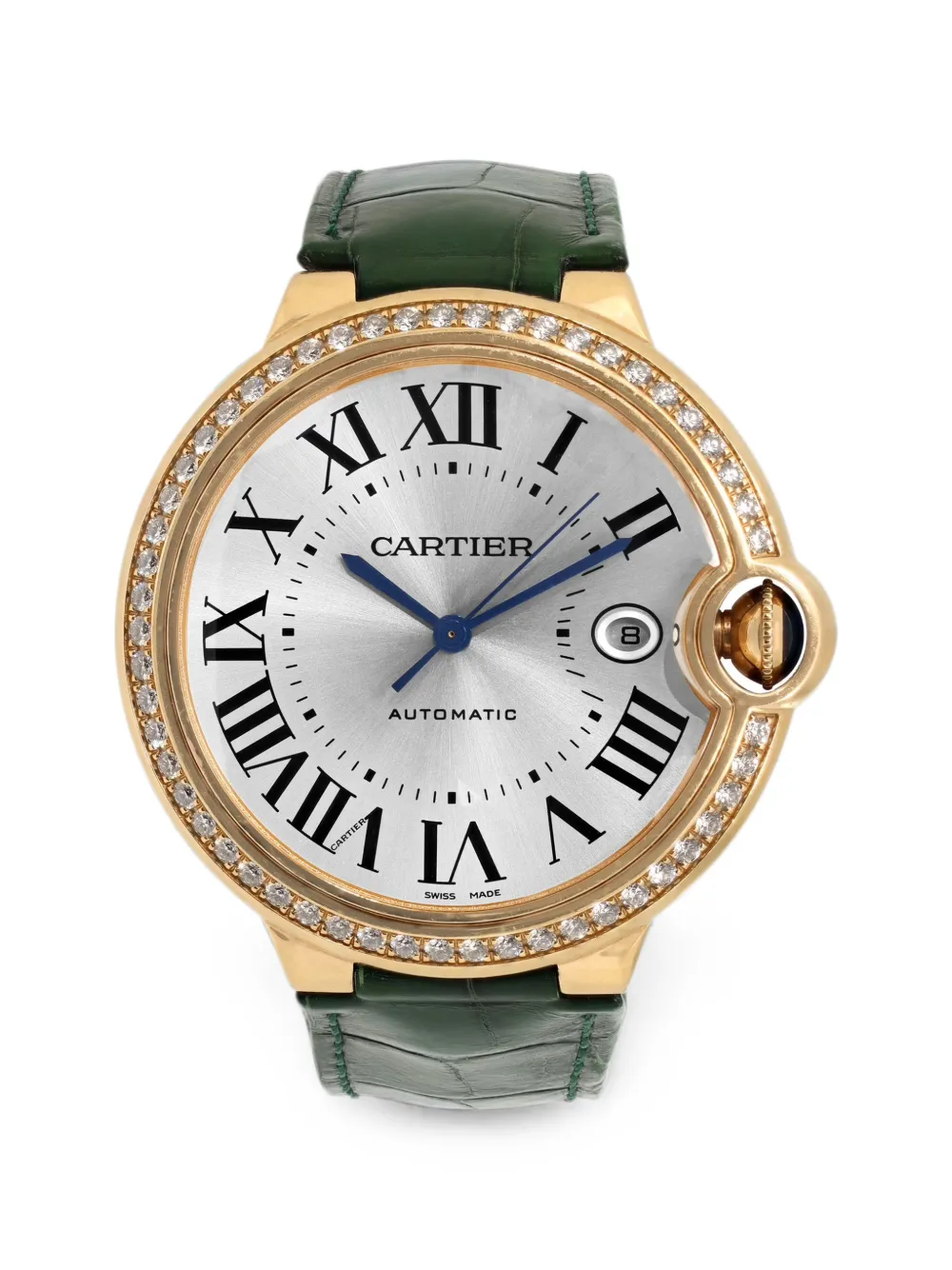 Cartier Ballon Bleu diamond 42mm watch - Argento