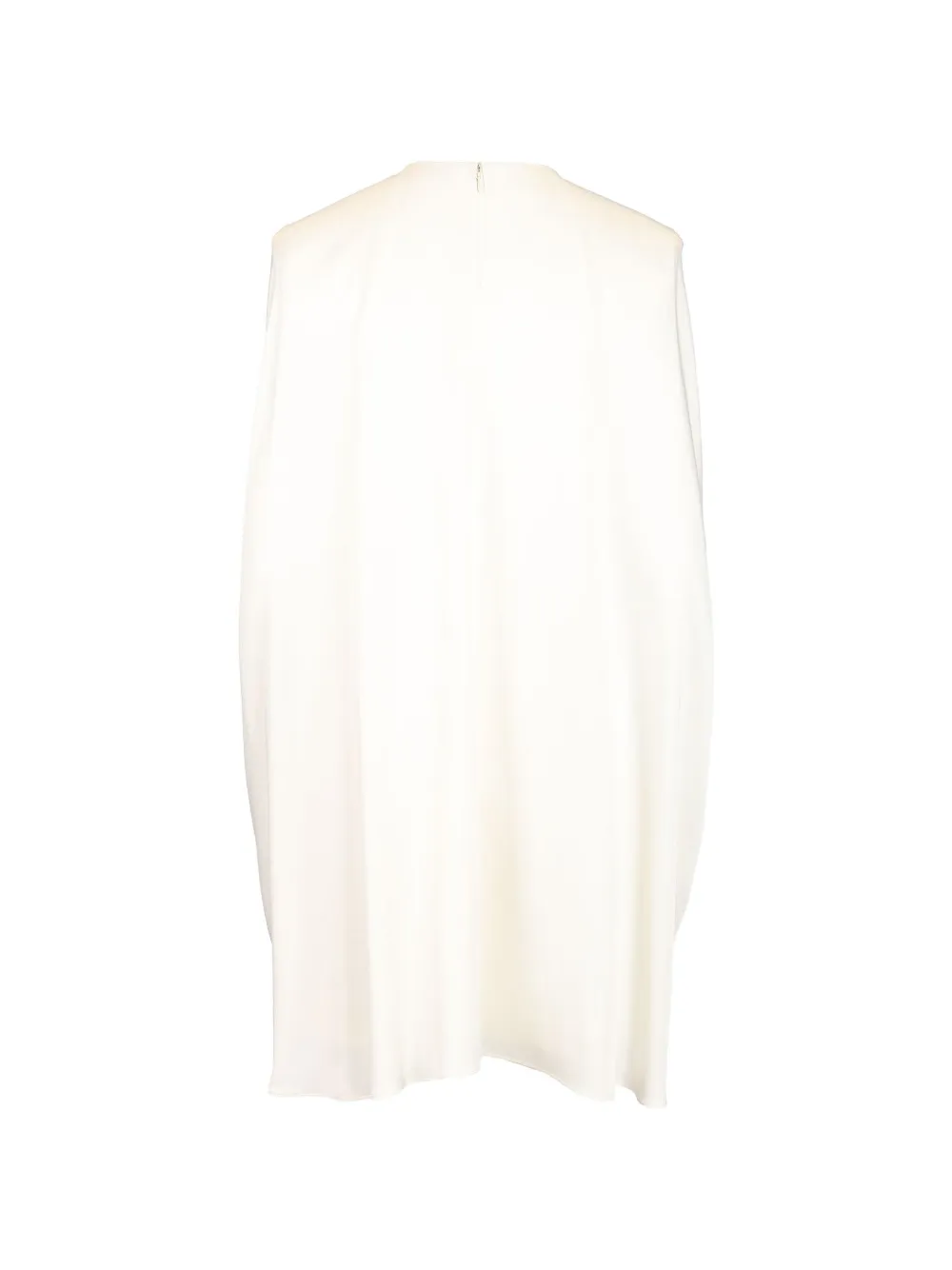 Stella McCartney Gedrapeerde mini-jurk met cape Wit