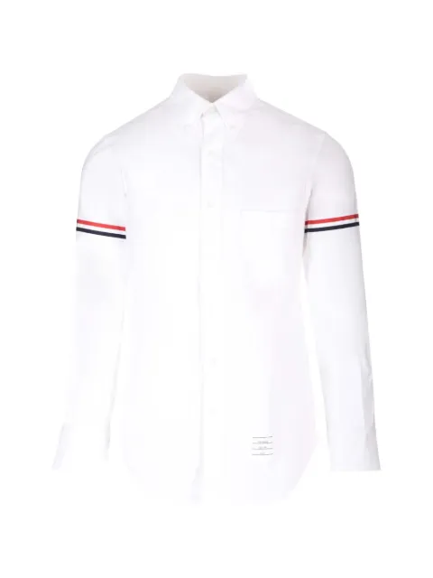 Thom Browne Oxford stripe-detail shirt