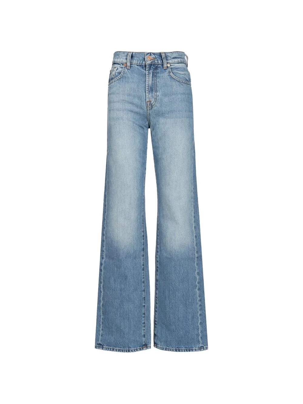 7 For All Mankind Tess straight-leg jeans - Blu