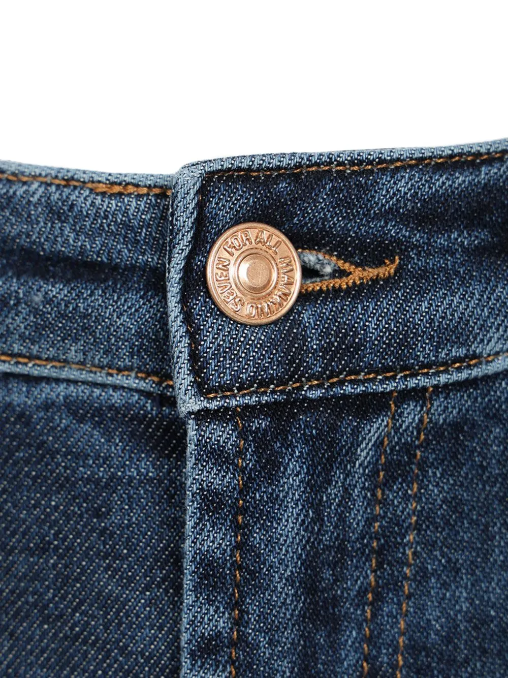 7 For All Mankind Calie straight jeans Blauw