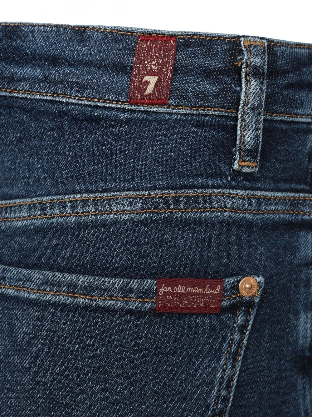 7 For All Mankind Calie straight jeans Blauw