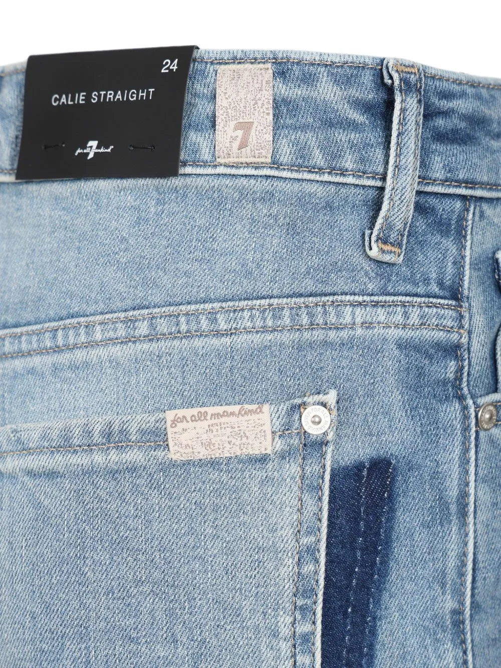 7 For All Mankind Calie straight jeans Blauw