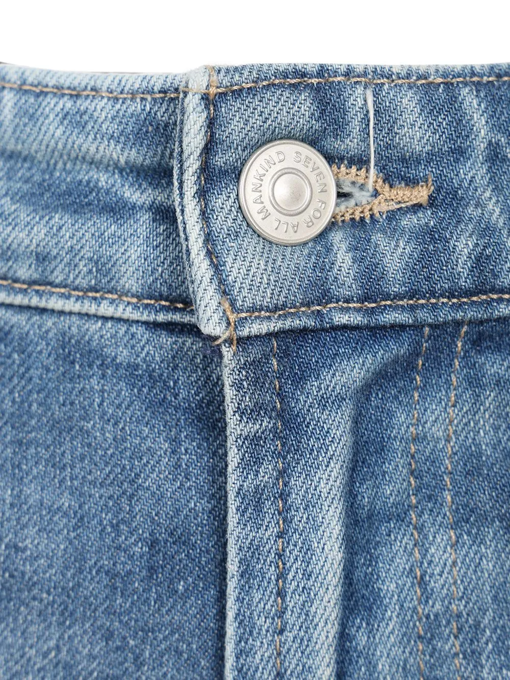 7 For All Mankind Calie straight jeans Blauw