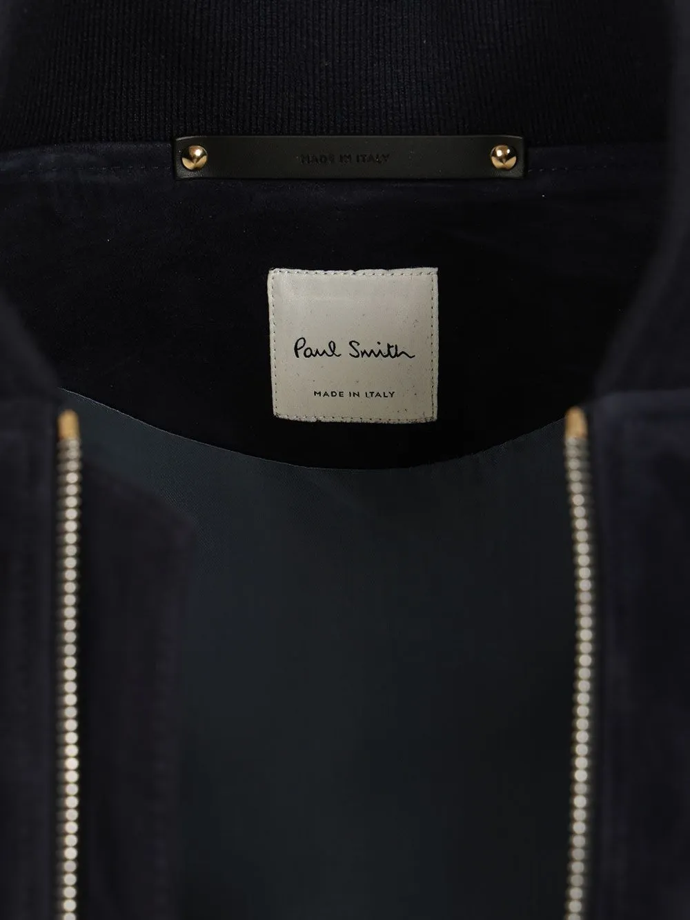 Paul Smith Suède bomberjack Blauw