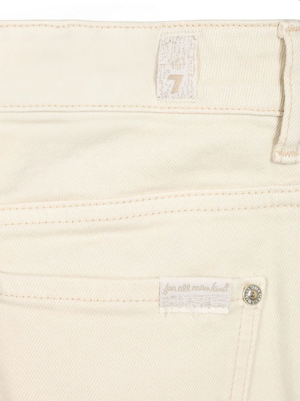 7 For All Mankind Calie straight jeans Beige