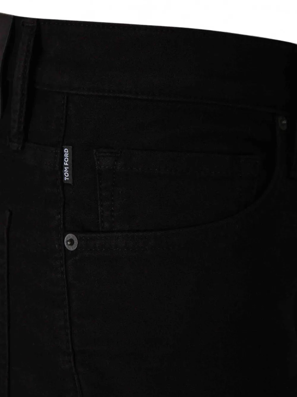 TOM FORD Jeans met logopatch Zwart