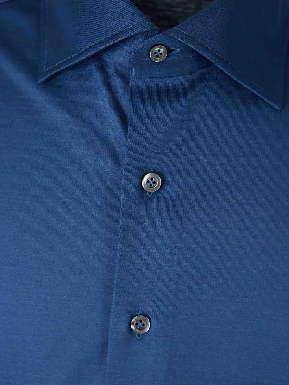 Fray Gabriel overhemd met gespreide kraag Blauw