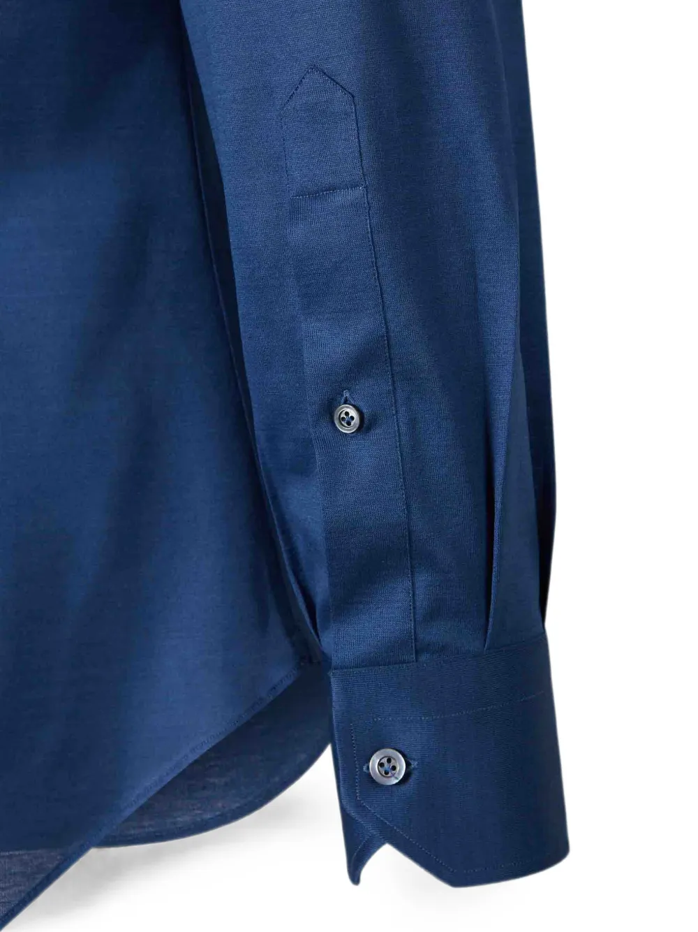 Fray Gabriel overhemd met gespreide kraag Blauw