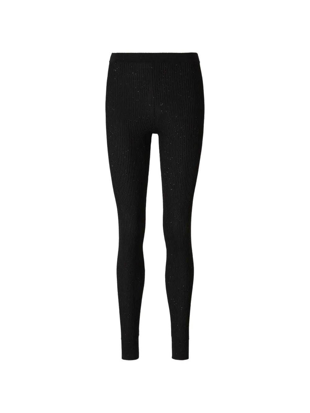 TOM FORD sequin-embellished ribbed-knit trousers - Black