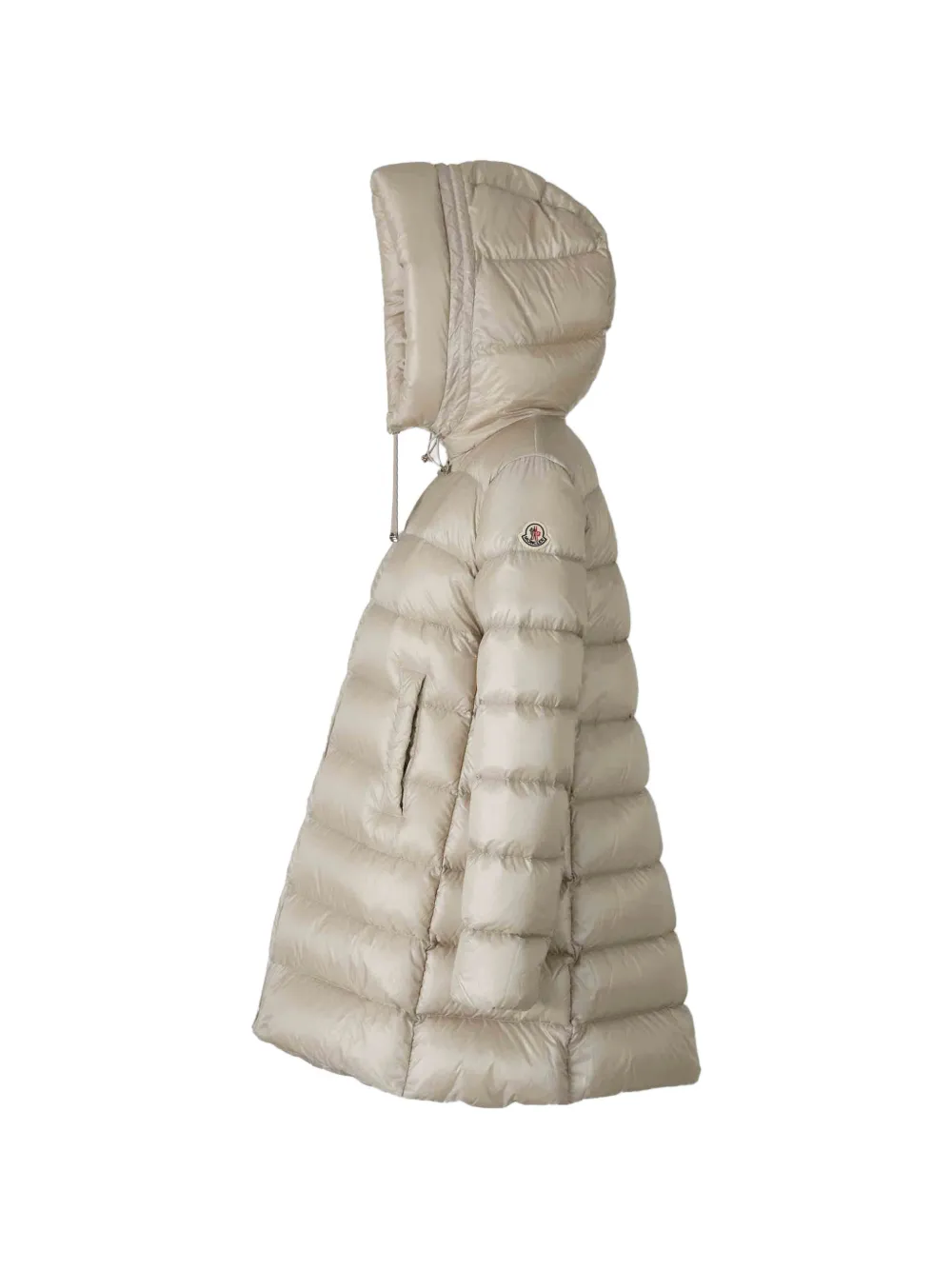 Moncler Suyenne gewatteerd donsjack Beige