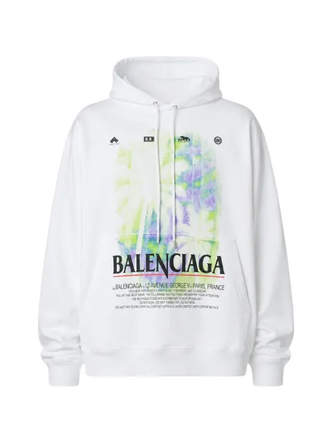 Balenciaga graphic-print hoodie