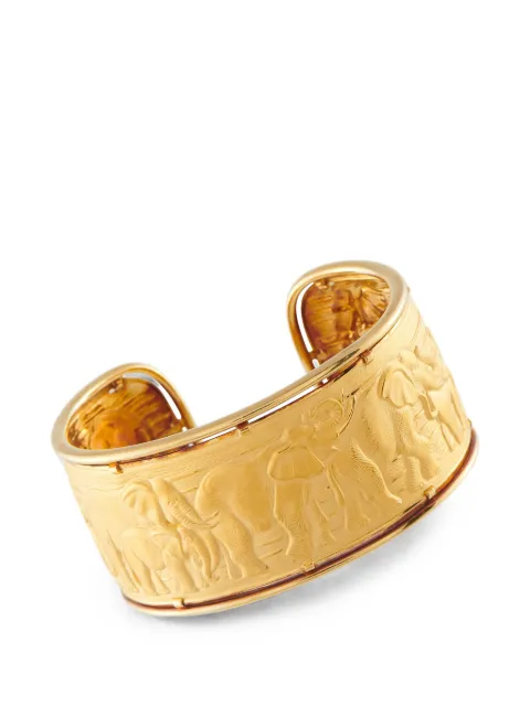 Carrera Y Carrera engraved cuff bracelet