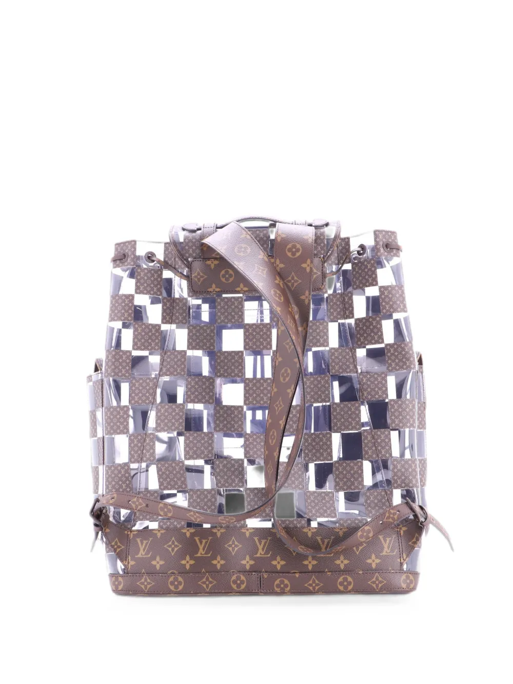 Louis Vuitton Pre-Owned Christopher Limited Edition Monogram Chess Canvas and PVC GM backpack - Marrone