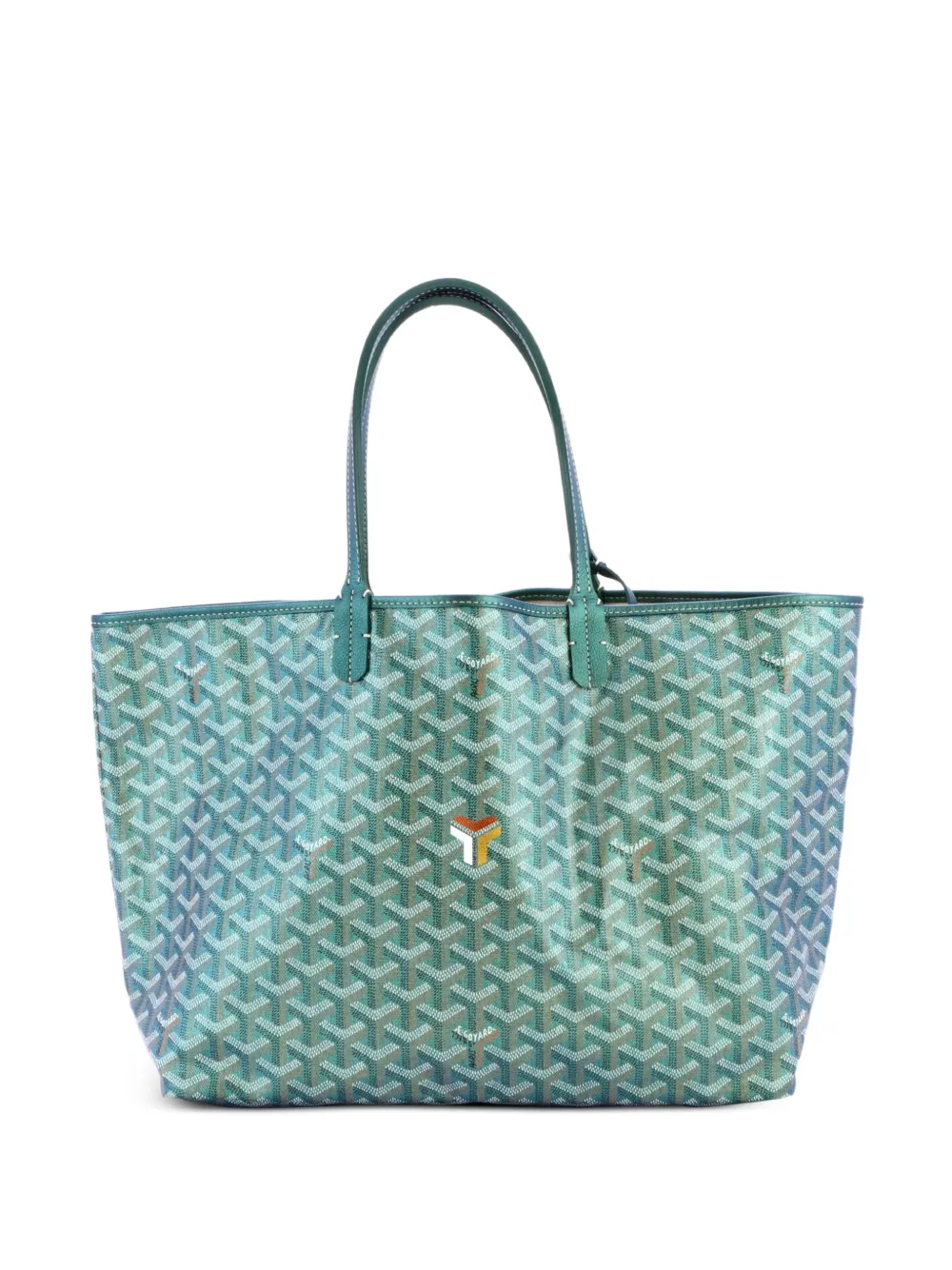 Goyard Pre-Owned Borsa tote Saint Louis Iridescent in tela cerata - Verde