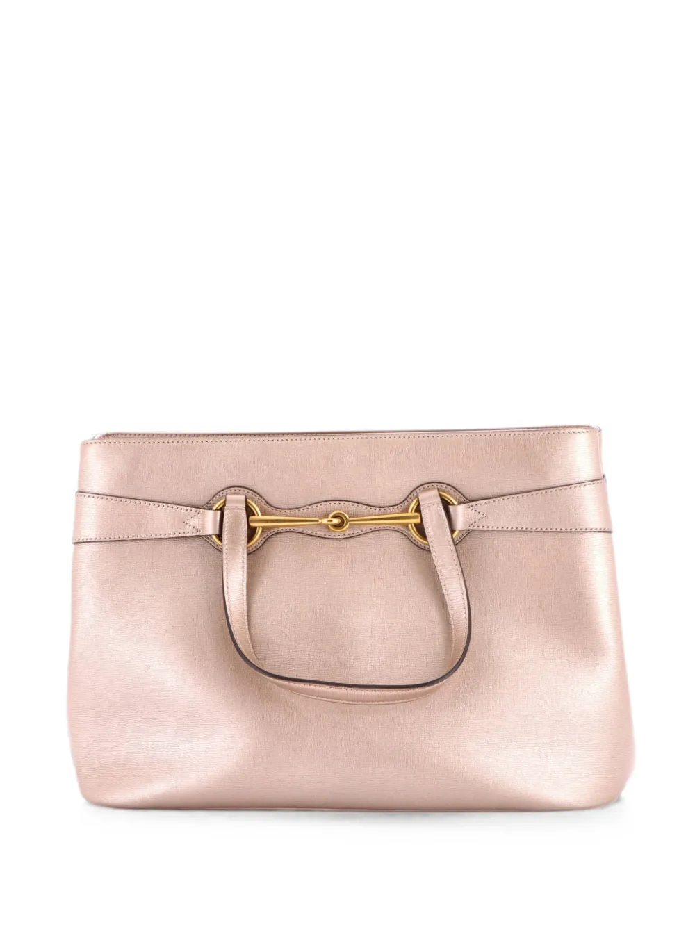 Gucci Pre-Owned Borsa tote Bright Bit media convertibile in pelle - Effetto metallizzato