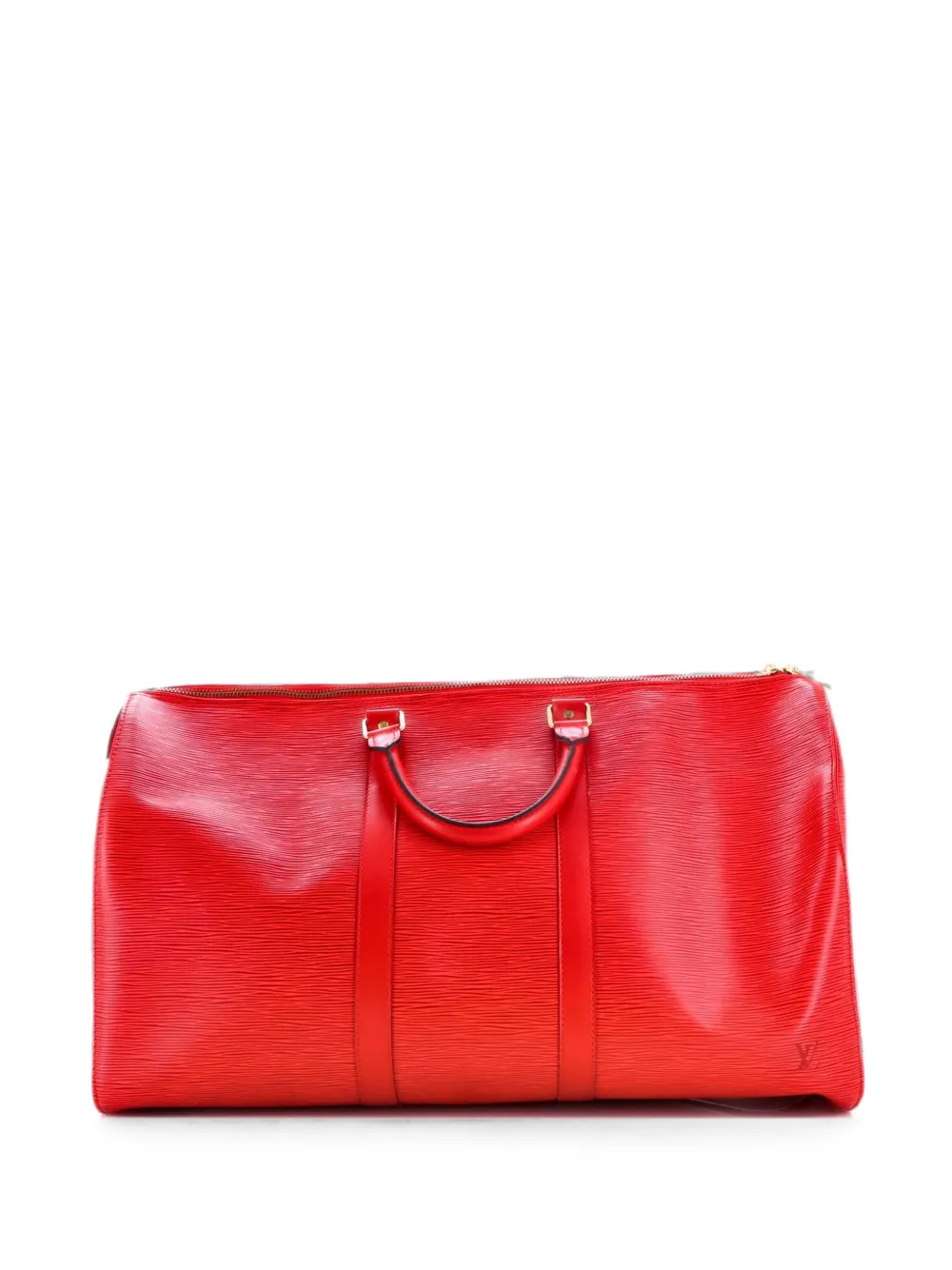 Louis Vuitton Pre-Owned Keepall Bag Epi Leather 50 travel bag - Rosso