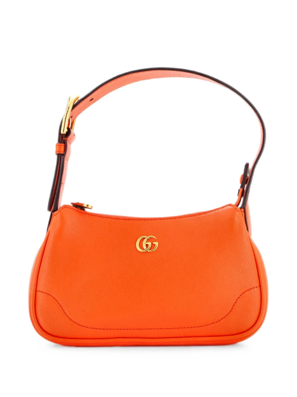 Gucci Pre-Owned Aphrodite Leather Mini shoulder bag - Arancione