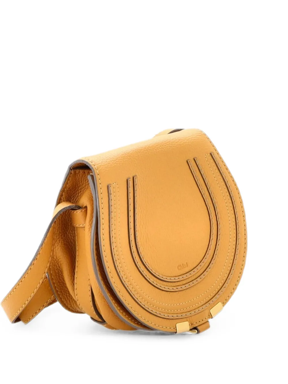 Chloé Pre-Owned Marcie Leather Mini crossbody bag - Giallo