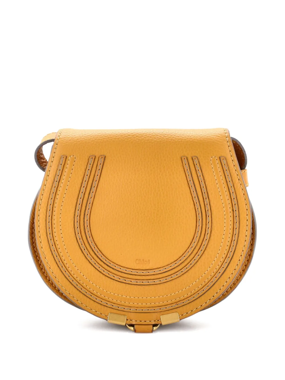 Chloé Pre-Owned Marcie Leather Mini crossbody bag - Yellow