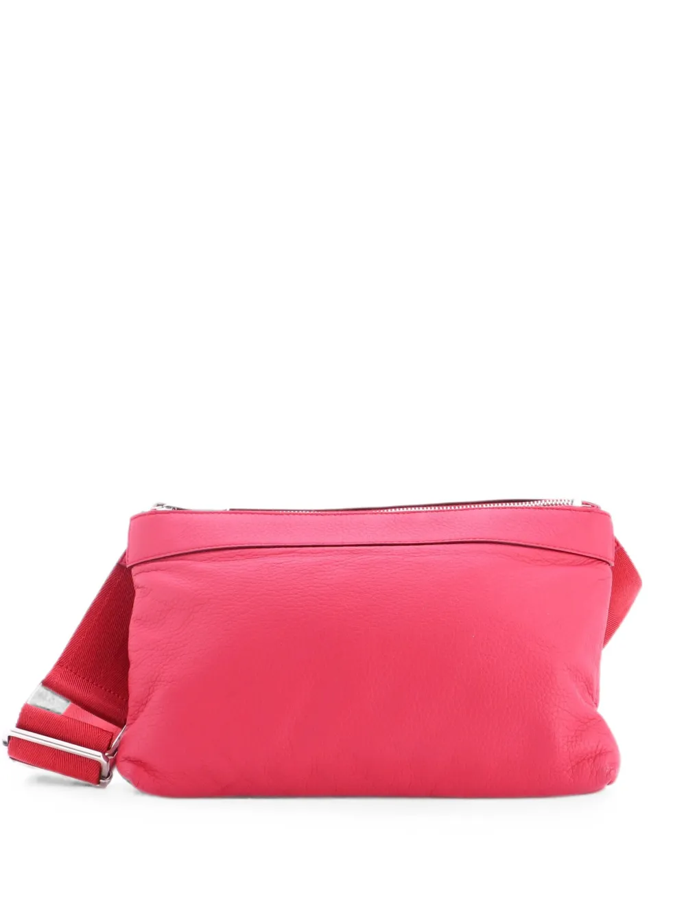 Bottega Veneta Pre-Owned Classic Pillow Shoulder Bag Leather crossbody bag - Rosso