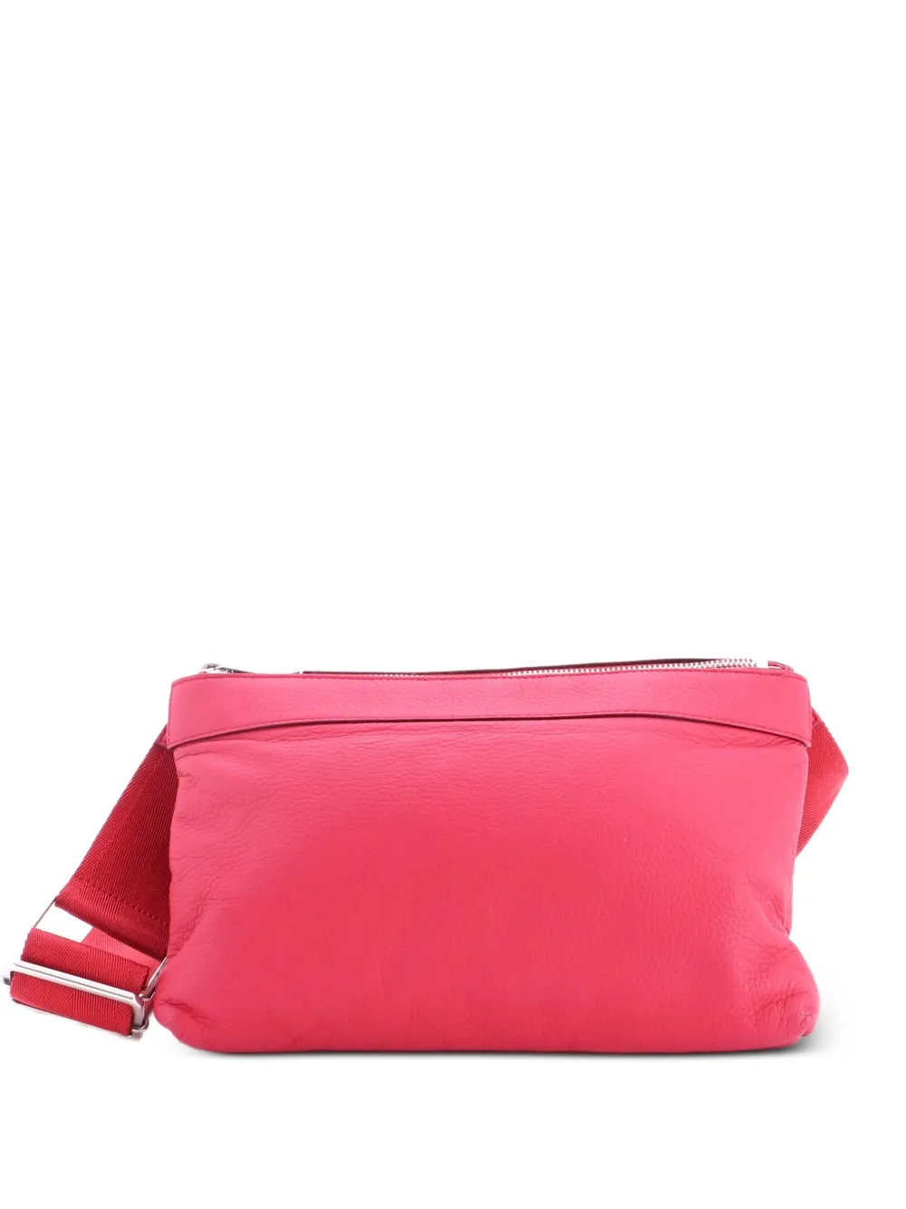 Bottega Veneta Pre-Owned Classic Pillow Shoulder Bag Leather crossbody bag - Red
