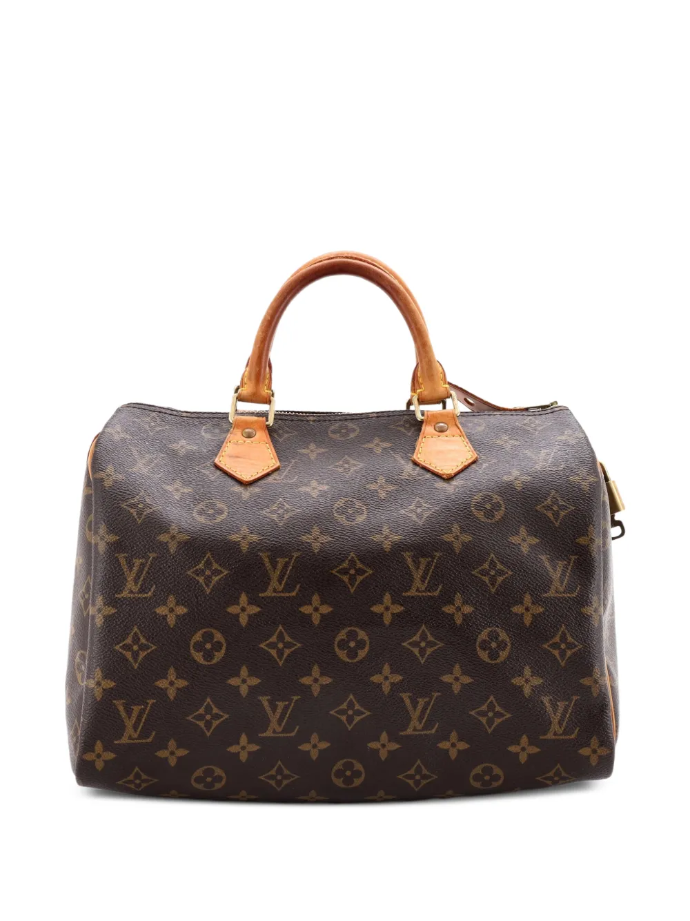 Louis Vuitton Pre-Owned Speedy MonogrammCanvas-Satchel-Tasche 30cm - Braun