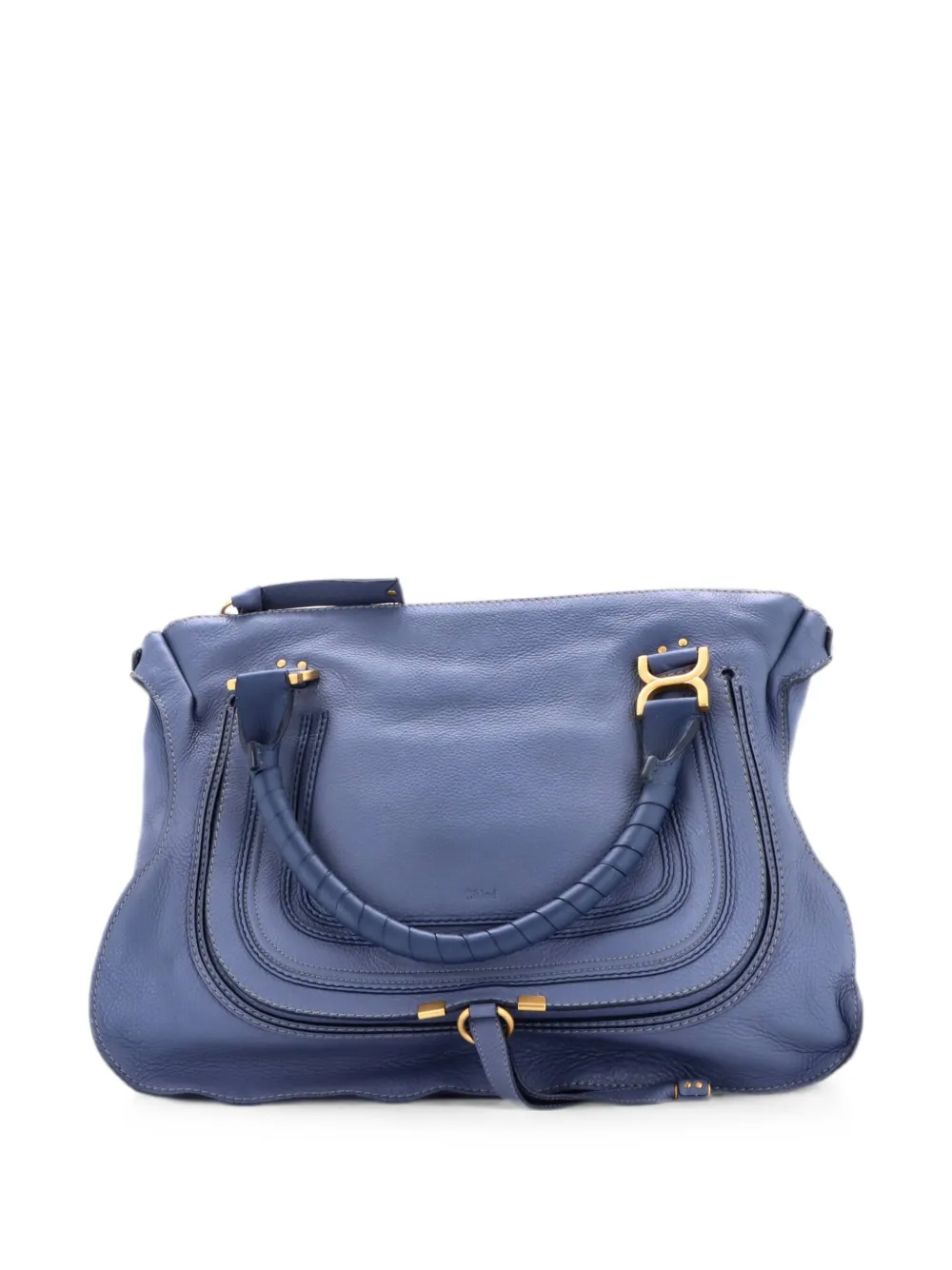 Chloé Pre-Owned Marcie Leather Large shoulder bag - Blu
